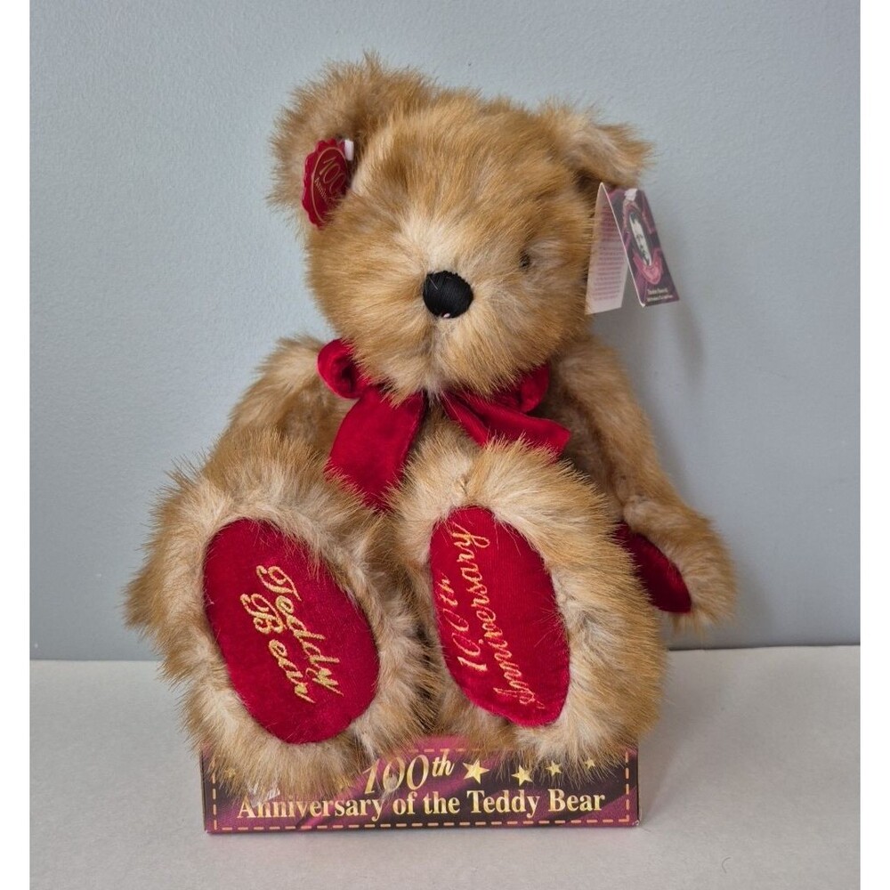 Dan Dee Brown Stuffed Plush Minky Theodore Roosevelt 100 Anniversary Teddy Bear